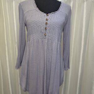 Women's Lilac Long Sleeve Top